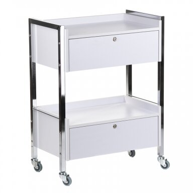 Professional cosmetology trolley BD-6004, white color Professional cosmetology trolley BD-6004, white color