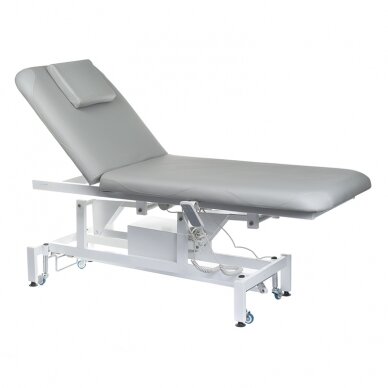 Professional electric massage table BD-8230, gray color