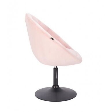 Beauty salons and beauticians stool HR8516, pink velor 1