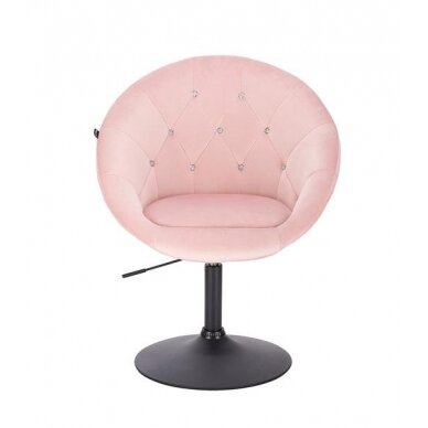 Beauty salons and beauticians stool HR8516, pink velor 2