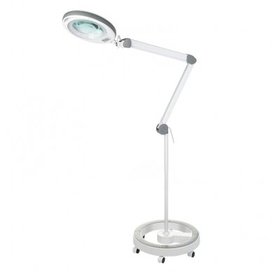 Profesionali kosmetologinė lempa lupa Sonobella BSL-05 LED 12W su stovu, baltos spalvos
