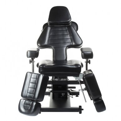Professional electric tattoo salons chair / bed KIMI INKOO, black color 3
