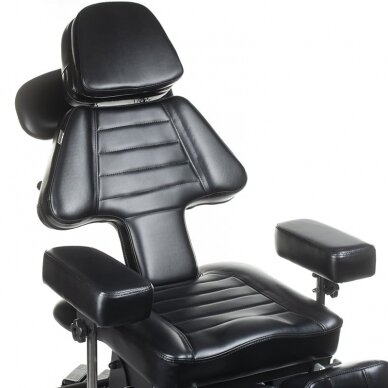 Professional electric tattoo salons chair / bed KIMI INKOO, black color 4