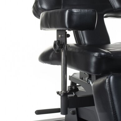 Professional electric tattoo salons chair / bed KIMI INKOO, black color 5