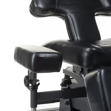 Professional electric tattoo salons chair / bed KIMI INKOO, black color 6