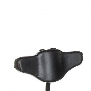 Профессиональное кресло-табурет со спинкой для мастера и салонов красоты MIKA INKOO, черного цвета 6