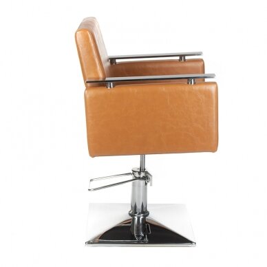 Профессиональное парикмахерское кресло BH-6333, коричневого цвета 3