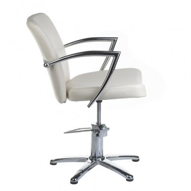 Профессиональное парикмахерское кресло LIVIO BH-8173, кремового цвета 1