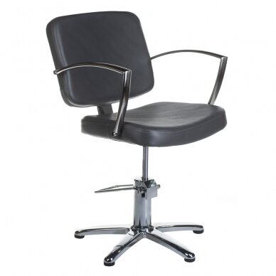 Professional hairdressing chair DARIO BH-8163, grey color