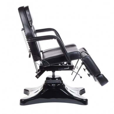 Professional hidraulic bed-chair for podological treatment for beauticians BD-8243, black color 6