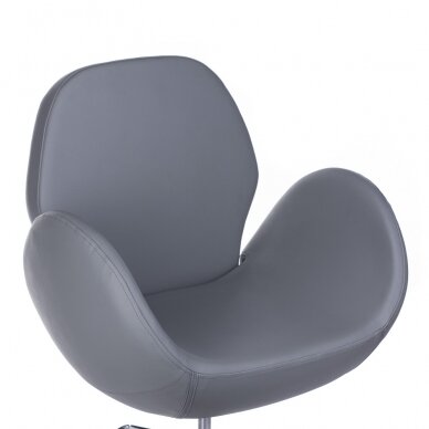 Профессиональное барберское кресло для парикмахерских и салонов красоты ALTO BH-6952, серого цвета 1