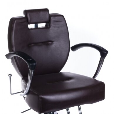 Профессиональное барберское кресло для парикмахерских и салонов красоты HEKTOR BH-3208, коричневого цвета 1