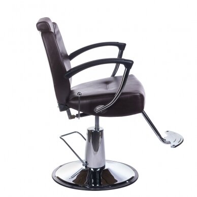 Профессиональное барберское кресло для парикмахерских и салонов красоты HEKTOR BH-3208, коричневого цвета 2