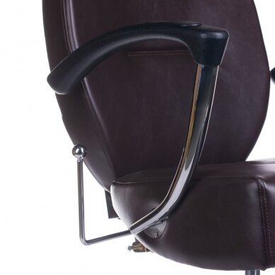 Профессиональное барберское кресло для парикмахерских и салонов красоты HEKTOR BH-3208, коричневого цвета 6