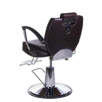 Профессиональное барберское кресло для парикмахерских и салонов красоты HEKTOR BH-3208, коричневого цвета 7