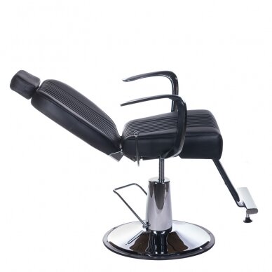 Профессиональное барберское кресло для парикмахерских и салонов красоты OLAF BH-3273, черного цвета 3