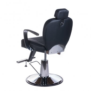 Профессиональное барберское кресло для парикмахерских и салонов красоты OLAF BH-3273, черного цвета 7