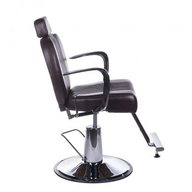 Profesionali barberio kėdė kirpykloms ir grožio salonams OLAF BH-3273, rudos spalvos 2