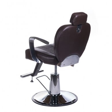Profesionali barberio kėdė kirpykloms ir grožio salonams OLAF BH-3273, rudos spalvos 7