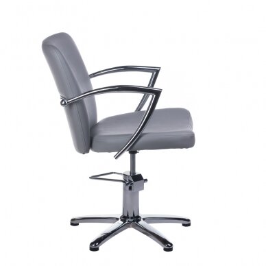Professional hairdressing chair LIVIO BH-8173, light grey color 2