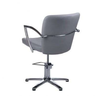 Professional hairdressing chair LIVIO BH-8173, light grey color 3