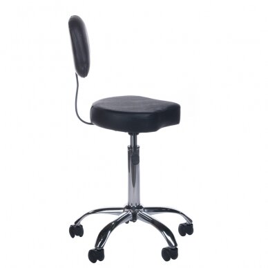 Профессиональное кресло-табурет для мастера и салонов красоты BH-7268, черного цвета 2