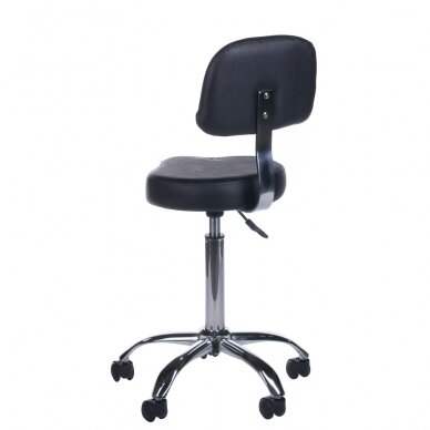Профессиональное кресло-табурет для мастера и салонов красоты BH-7268, черного цвета 3