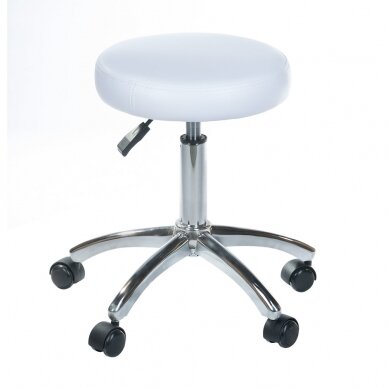 Professional master chair for beauticians and beauty salons BD-9920, white color