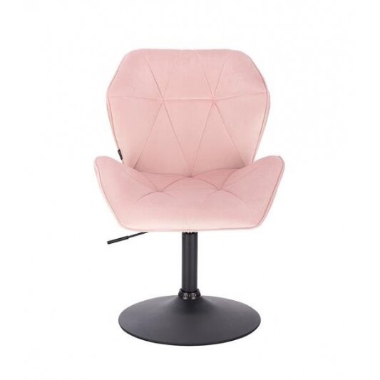 Masters chair with stable base HR212, light pink velor 2 Masters chair with stable base HR212, light pink velor 2