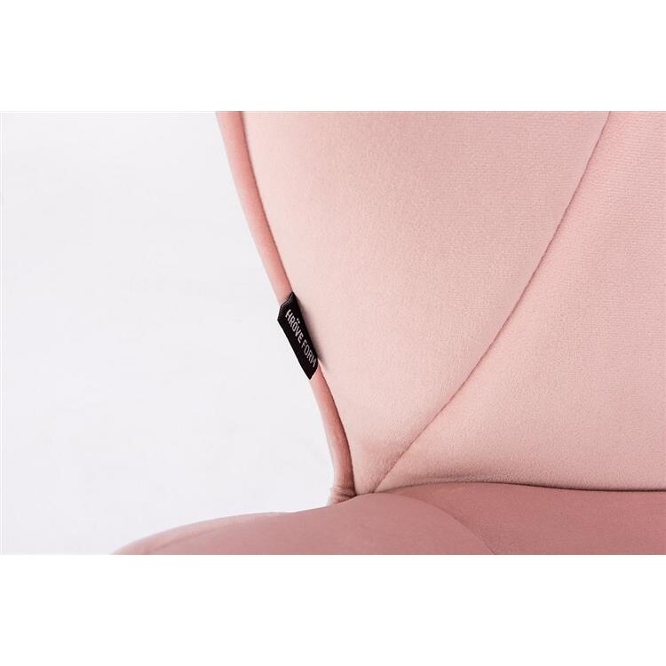Masters chair with stable base HR212, light pink velor 3