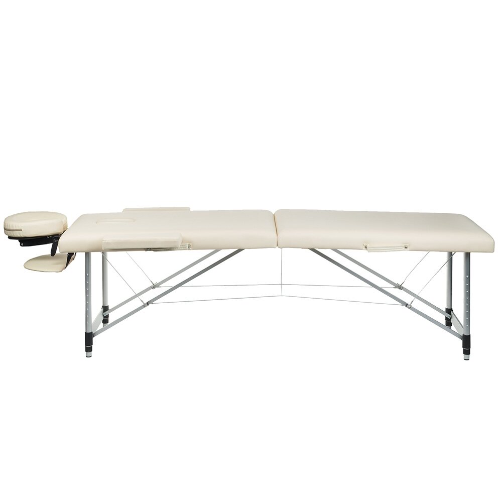 Profesionalus sulankstomas masažo stalas BS-723, kreminės spalvos 1 Profesionalus sulankstomas masažo stalas BS-723, kreminės spalvos 1