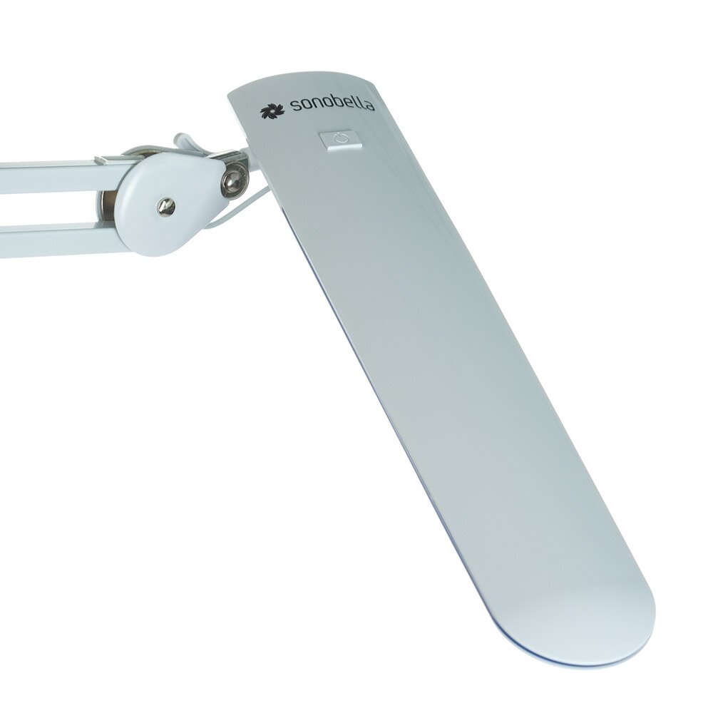 Профессиональная настольная лампа для маникюра BSL-52 LED 12W CLIP, белого цвета 1