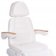 Profesionalus elektrinis gultas-lova kosmetologams LUX BW-273B (2 varikliai), baltos spalvos