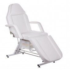 Professional cosmetology chair-bed 262A, white color