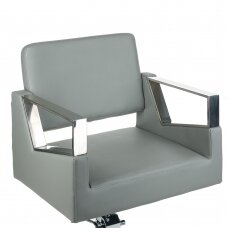 Profesionali kirpyklos kėdė ARTURO 3936A, šviesiai pilkos spalvos