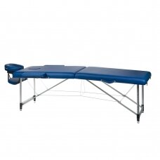Profesionalus sulankstomas masažo stalas BS-723, mėlynos spalvos