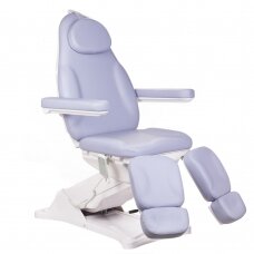 Profesionali elektrinė podologinė kėdė pedikiūro procedūroms MODENA PEDI BD-8294, 2 variklių, levandų spalvos