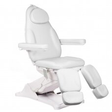 Professional electric podiatry chair for pedicure procedures MODENA PEDI BD-8294, 2 motors, white color