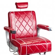 Professional barbers and beauty salons haircut chair ODYS BH-31825M, red color