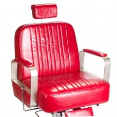 Профессиональное барберское кресло для парикмахерских и салонов красоты HOMER BH-31237, красное цвета