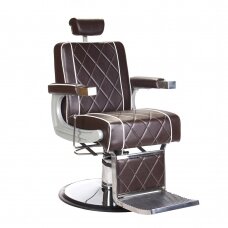 Professional barbers and beauty salons haircut chair ODYS BH-31825M, matte brown color