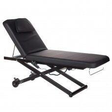 Profesionalus elektrinis masažo stalas BY-1041 (1 variklis), juodos spalvos