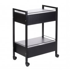 Professional cosmetic trolley BY-7017, black color