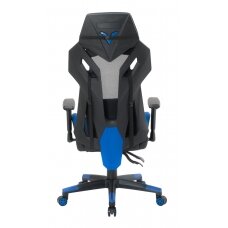 Office and computer gaming chair RACER CorpoComfort BX-5124, black - blue color