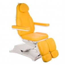 Profesionali elektrinė podologinė kėdė pedikiūro procedūroms MODENA PEDI BD-8294, 2 variklių, medaus spalvos