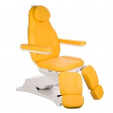 Professional electric podiatry chair for pedicure procedures MODENA PEDI BD-8294, 2 motors, honey color