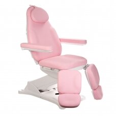 Профессиональный электрический ортопедический стул для процедур педикюра MODENA PEDI BD-8294, 2 мотора, розового цвета