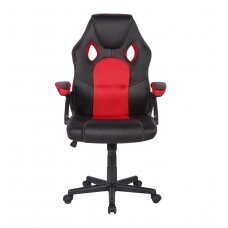 Office and computer gaming chair Racer CorpoComfort BX-2052, black and red color