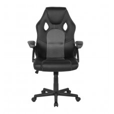 Biuro ir kompiuterinių žaidimų kėdė Racer CorpoComfort BX-2052, juodai - pilkos spalvos