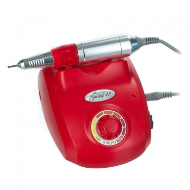 Electric nail cutter for manicure SPRINT45 (10w), red color Electric nail cutter for manicure SPRINT45 (10w), red color